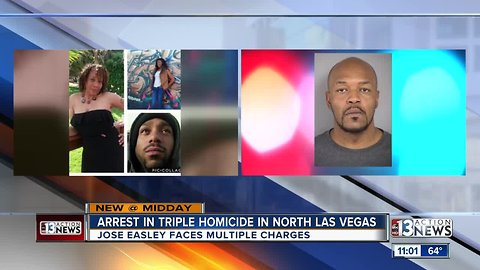 Man arrested in North Las Vegas triple homicide