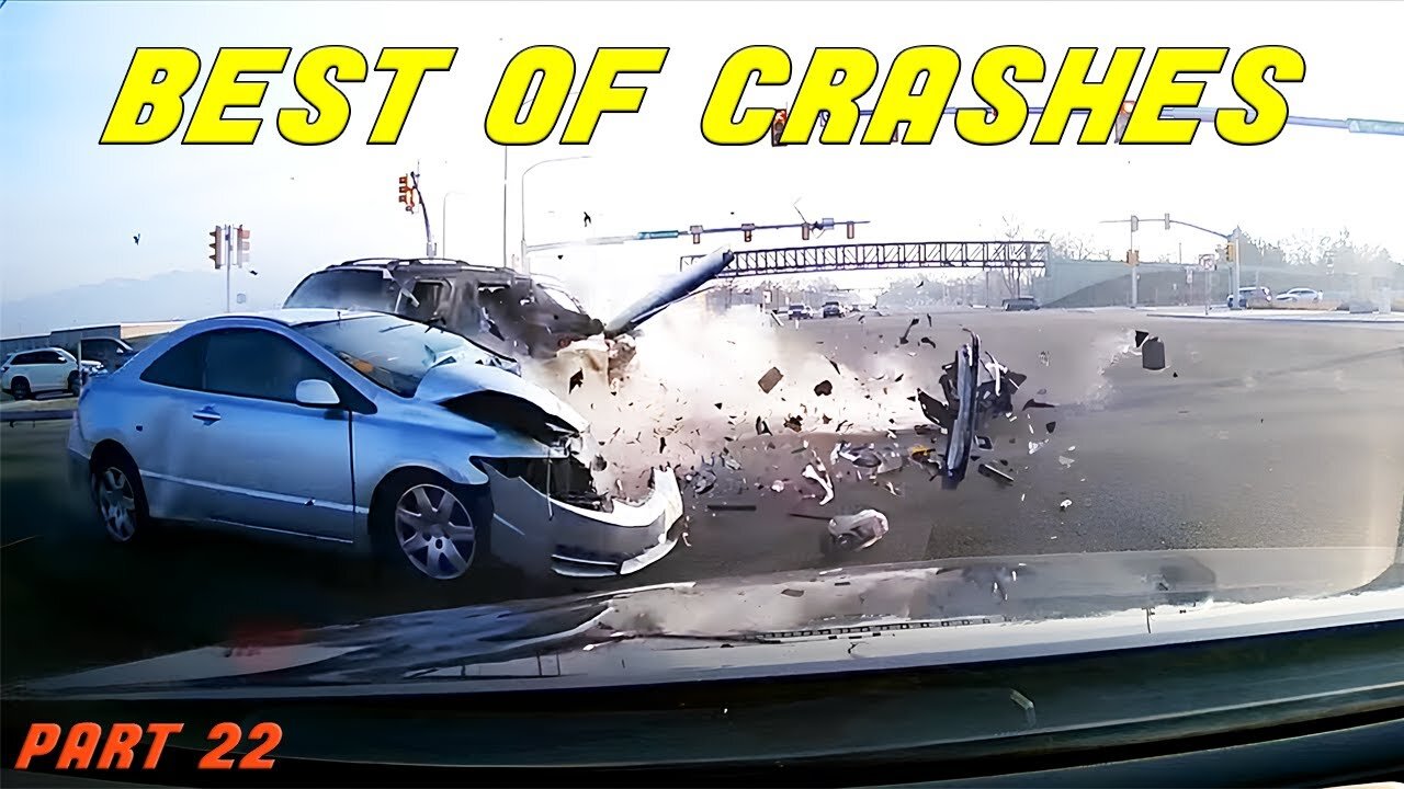 INSANE CAR CRASHES COMPILATION || BEST OF USA & Canada Accidents - part 22