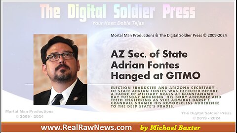 Arizona Secretary of State Adrian Fontes Hanged at GITMO