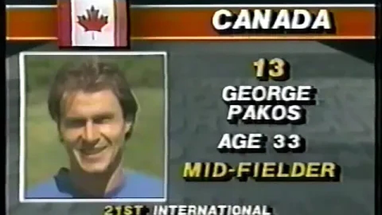 1986 FIFA World Cup Qualification - Canada v. Honduras