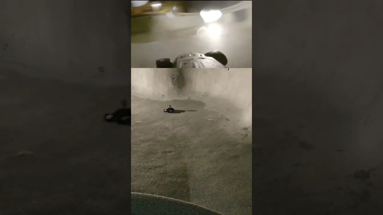 Taking advantage of a drained swimming pool #rccar