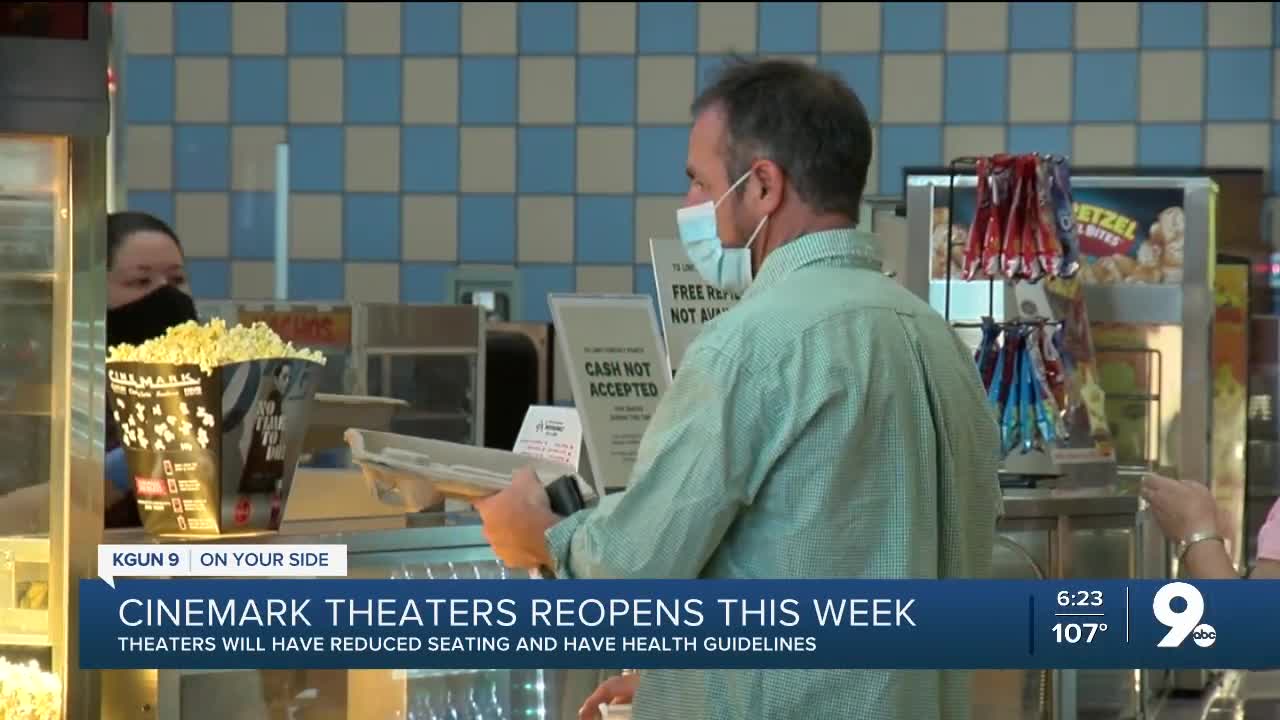 Cinemark to reopen five Southern Arizona theaters Friday