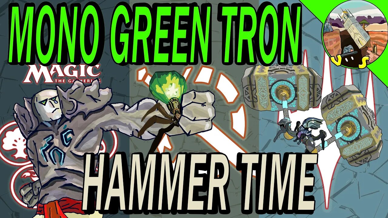Mono Green Tron VS Hammer Time|The Combo |Magic the Gathering Online Modern League Match