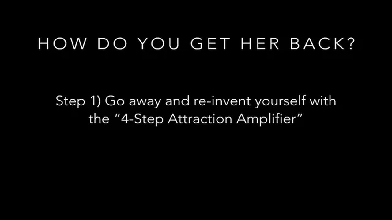 How To Get Your Ex Back