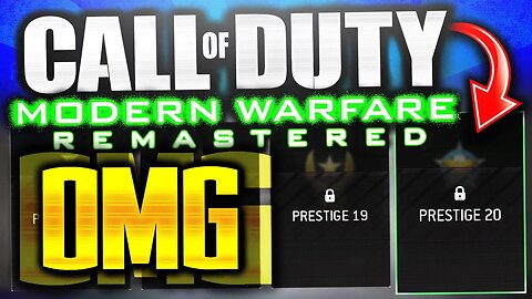 *NEW* 11th - 20th PRESTIGE BADGES REVEALED! "Modern Warfare Remastered Prestiges" 11 - 20! (COD MWR)