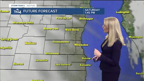 Snow will move in after 8 pm Saturday night