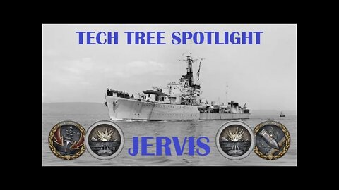 World of Warships Legends Tech Tree Spotlight: Jervis