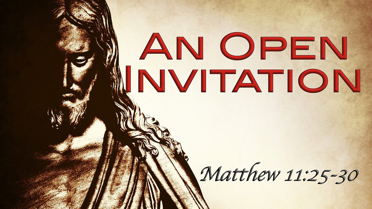 CFC Sunday Sermon - August 11, 2024 - An Open Invitation