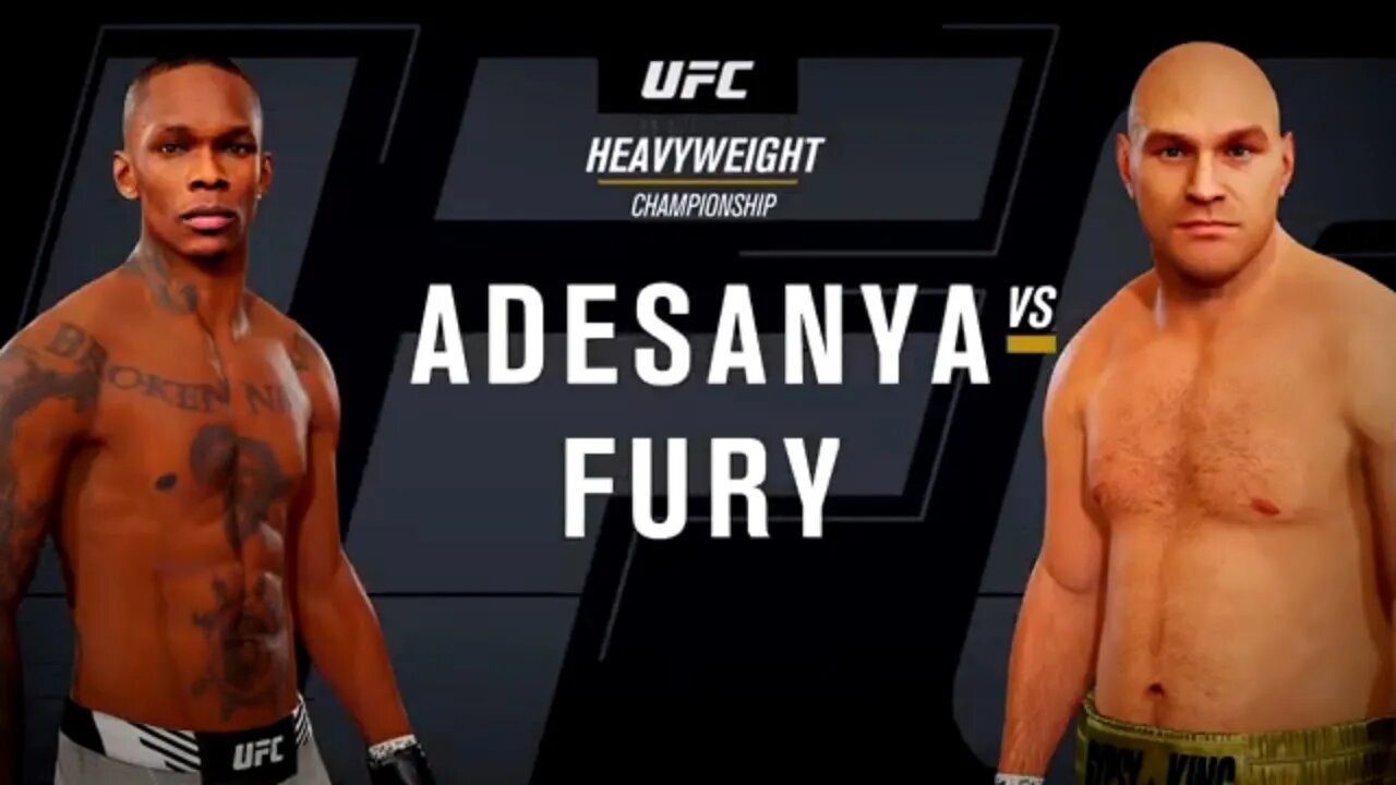 EA Sports UFC 4 Gameplay Tyson Fury vs Israel Adesanya