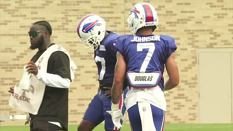 McDermott speaking on Taron Johnson's game; 'He's a dog'