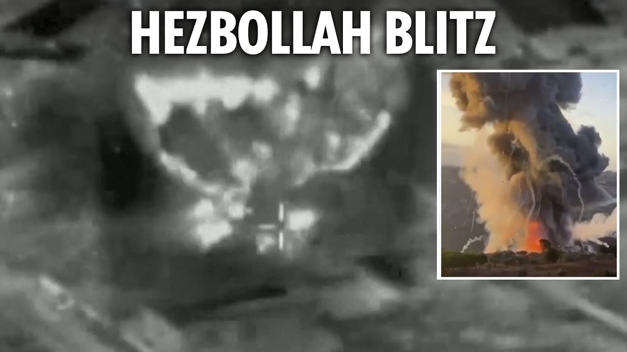 Israel releases new footage showing strikes on Hezbollah targets in Lebanon