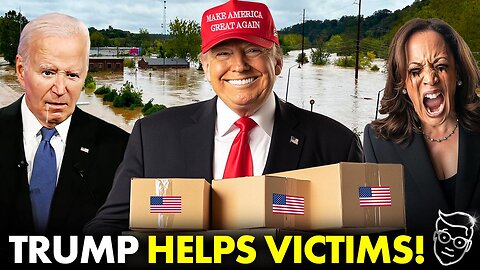 Trump Delivers Aid Comfort to Hurricane Victims | ROASTS Kamala For STAGED Photo, Joe 'SLEEPING!'