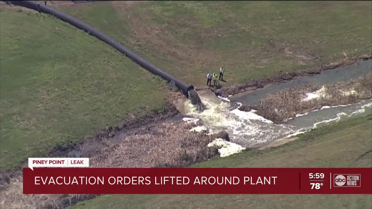 Evacuation orders have been lifted in Manatee County