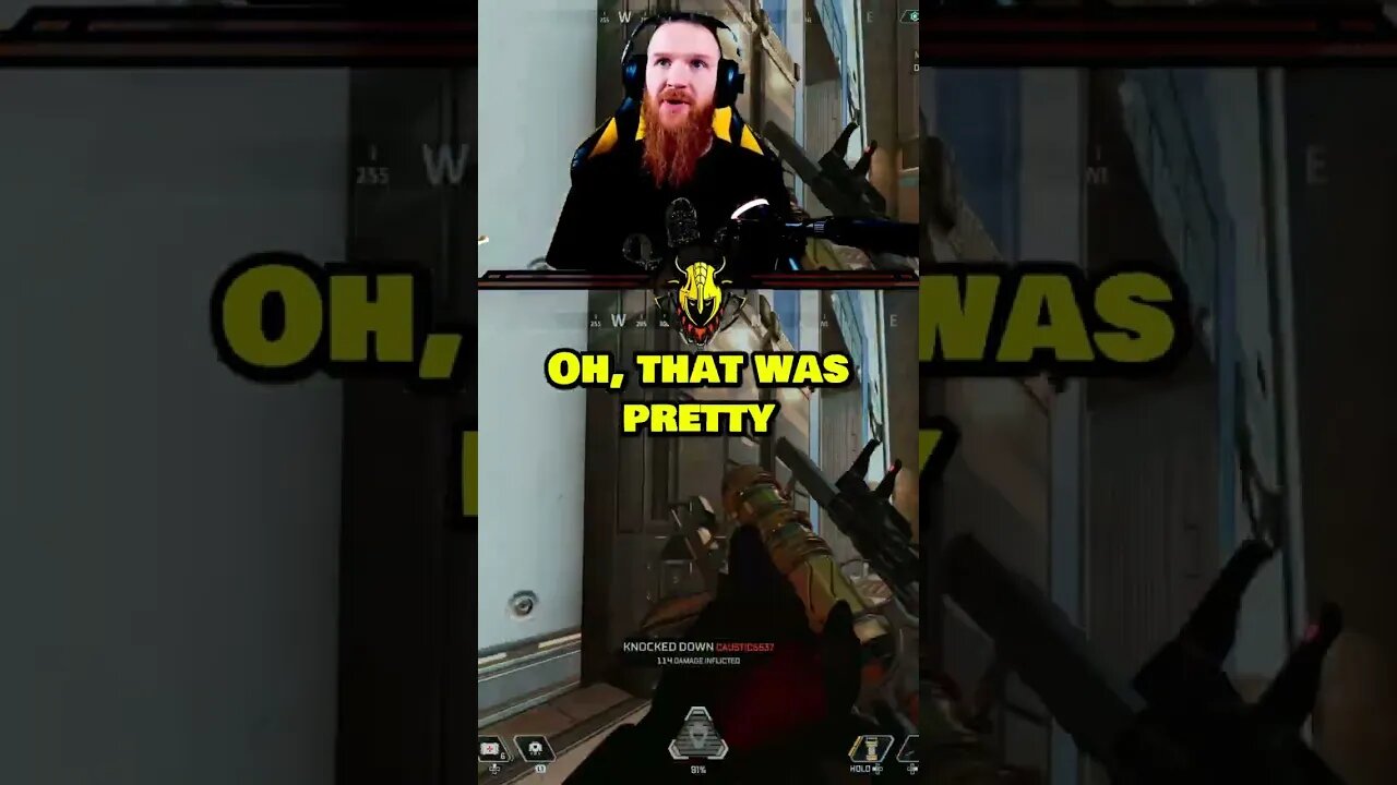 Apex Legends- How Wingman shots make me feel #shorts