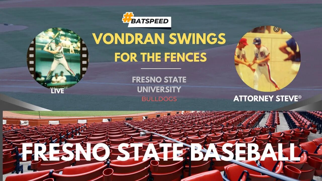 Steve Vondran Swings for the Fences in Fresno State Baseball Alumni Game