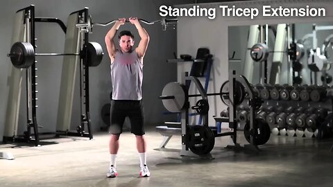 Standing Overhead Tricep Extensions