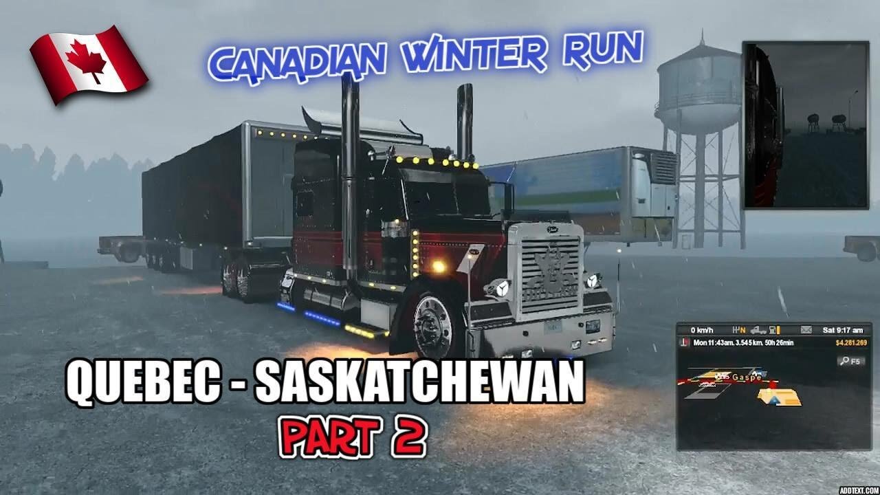 American Truck Simulator - Part 2 Canadian Run