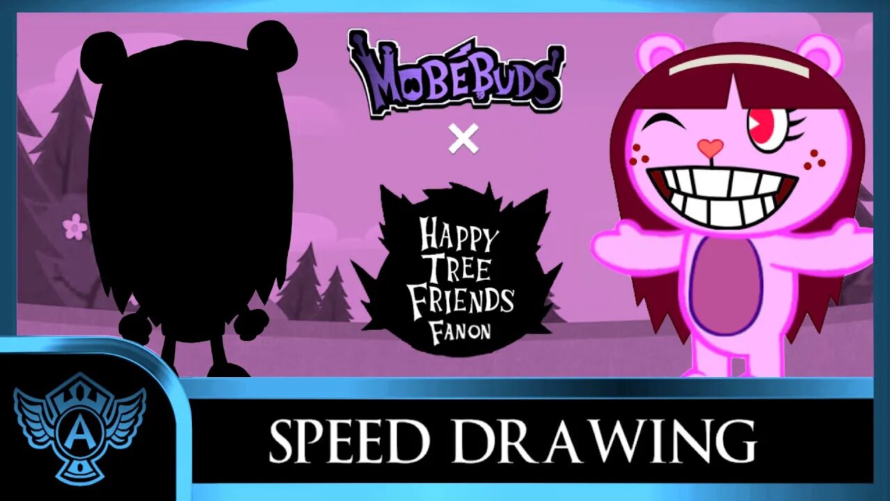 Speed Drawing: Happy Tree Friends Fanon - Morgyn | Mobebuds Style