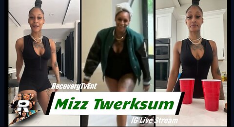 Mizz Twerksum twerking in body outfit