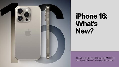 iphone 16 what's new let's chek