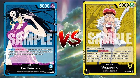 One Piece TCG Boa Hancock VS Vegapunk!!