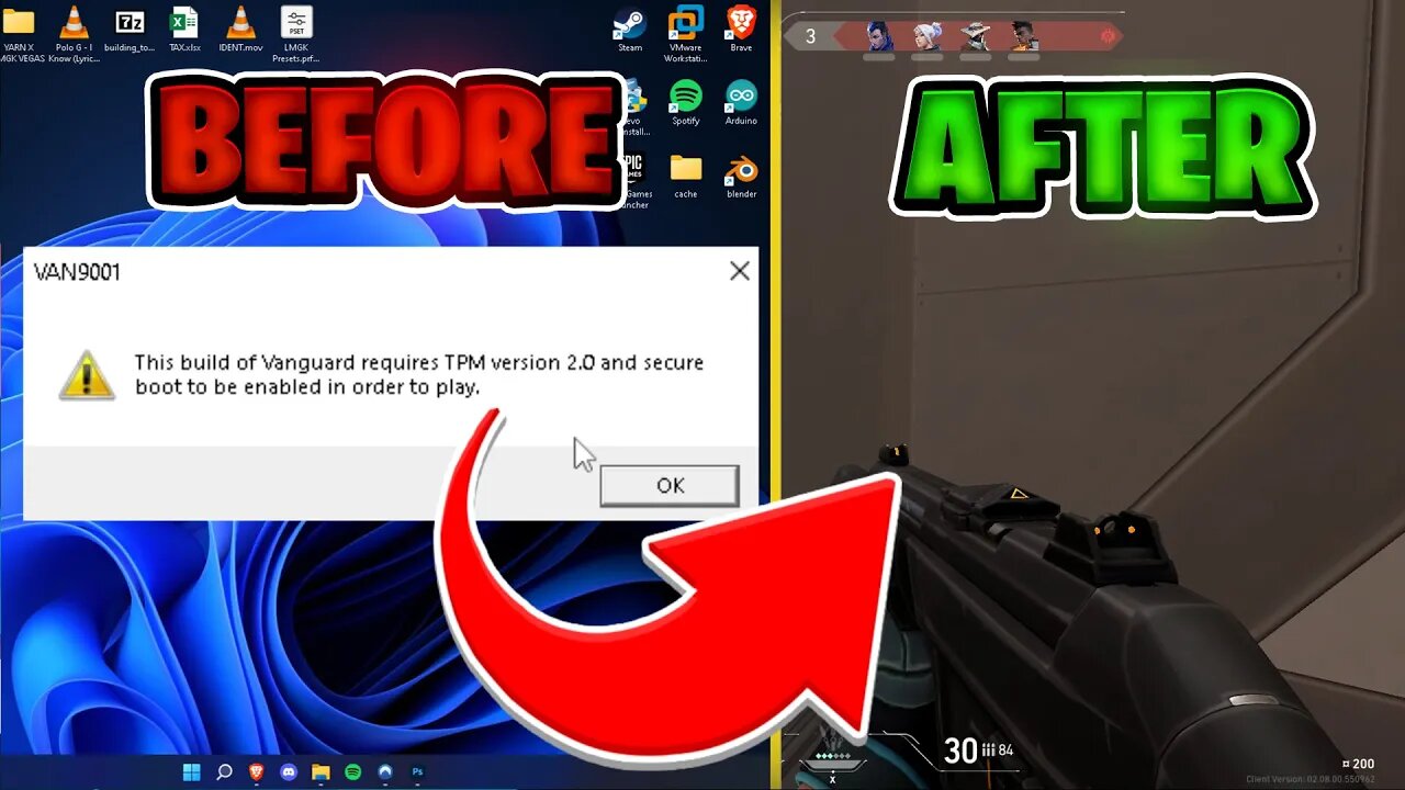 Valorant fix | Windows 11 | Vanguard Error | Vanguard required TPM 2.0 and secure boot