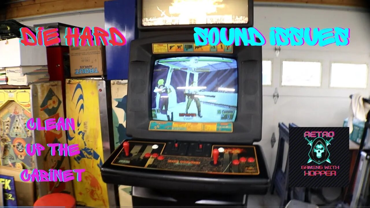 Sega STV System Die Hard Sound Issues & Cleaning Up The Cabinet Ep 3