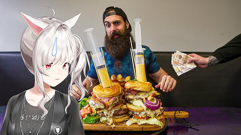 YOU WIN £100 CASH IF YOU FINISH THIS BURGER CHALLENGE QUICK ENOUGH || Beardmeetsfood react