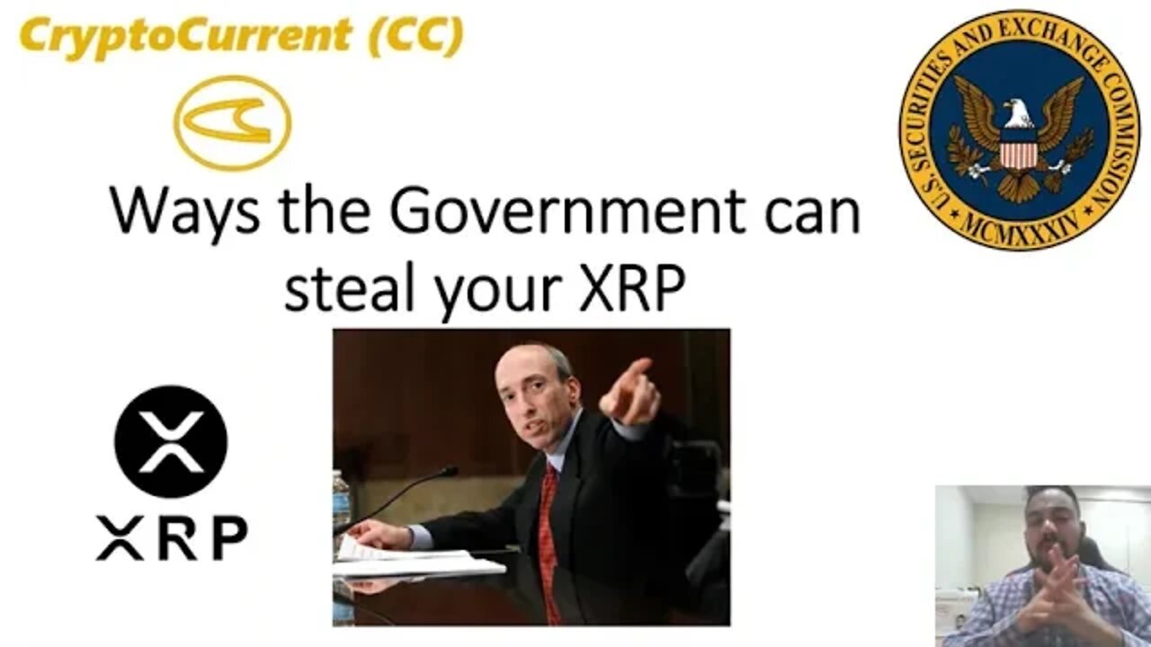 Ways the Govt can steal your XRP. Hacks/EMP/Conditional Settlement/Accredited Investorship.