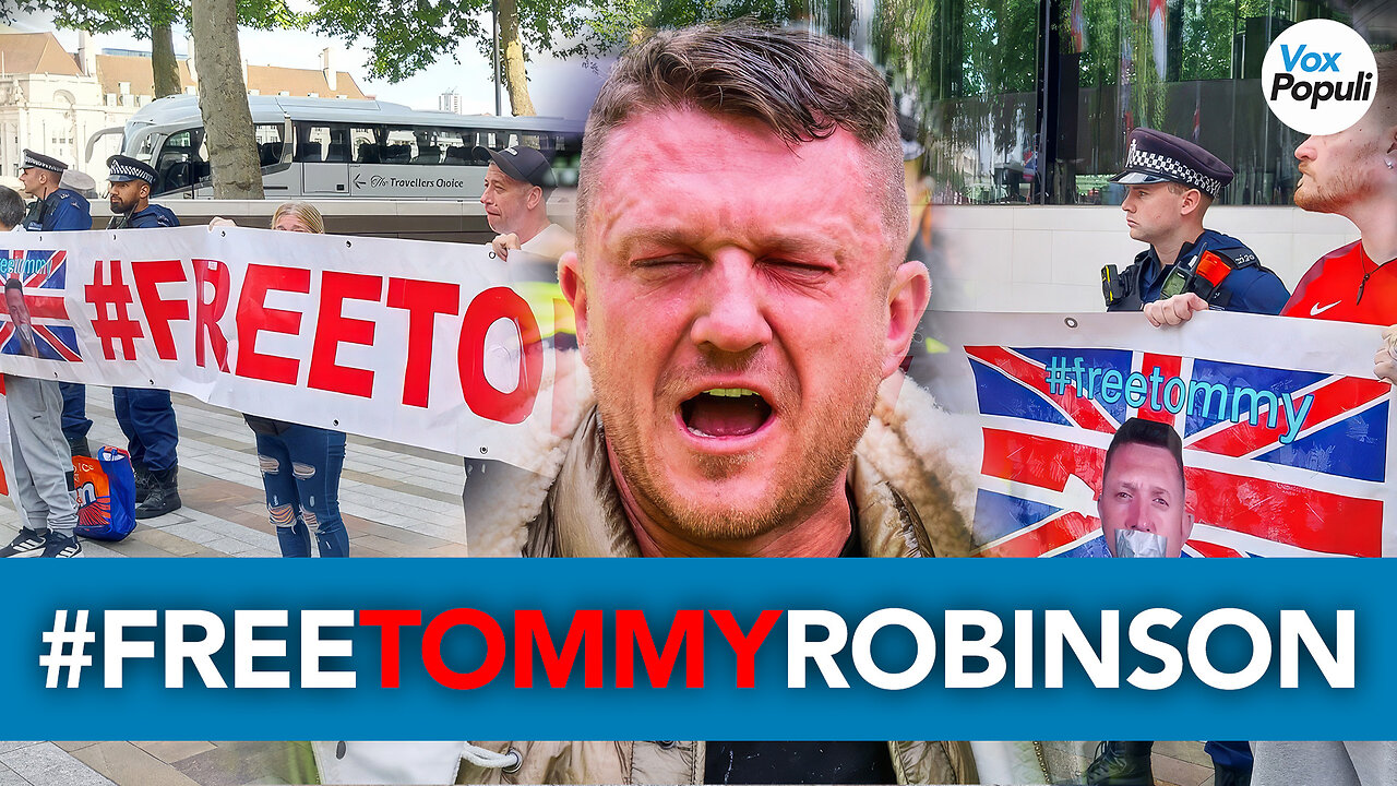 Tommy Robinson's ARRESTED at British Border