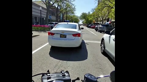 riding downtown holland during tulip festival
