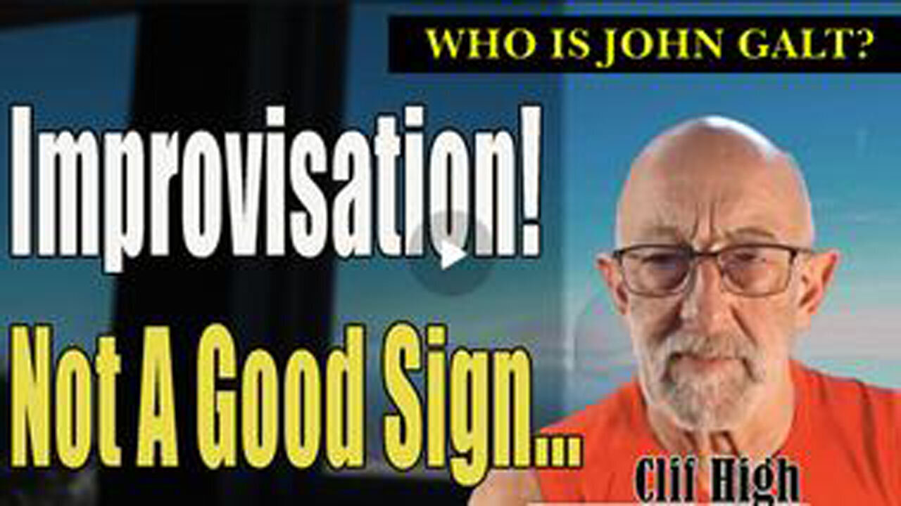 CLIF HIGH - Improvisation - Not A Good Sign - They Have Gone Off Their Production..- 10/6/24..