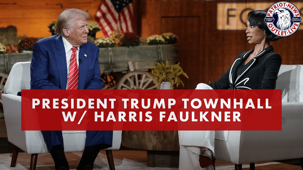 President Trump Townhall w/ Harris Faulkner | 10-16-2024