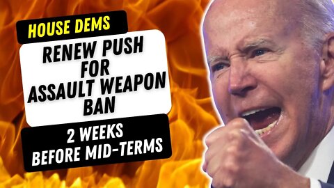 House Dems Renew Push For Assault Weapons Ban 2 Weeks Before Mid-Term Elections