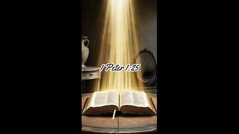 1 Peter 1:25 - But the word of the Lord endures forever. And this is the word that was preached...