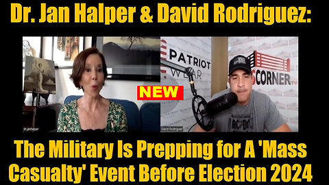 Dr. Jan Halper-Hayes & David Nino Rodriguez SHOCKING NEWS 10/24/2024: Big Reveal About Us Military"