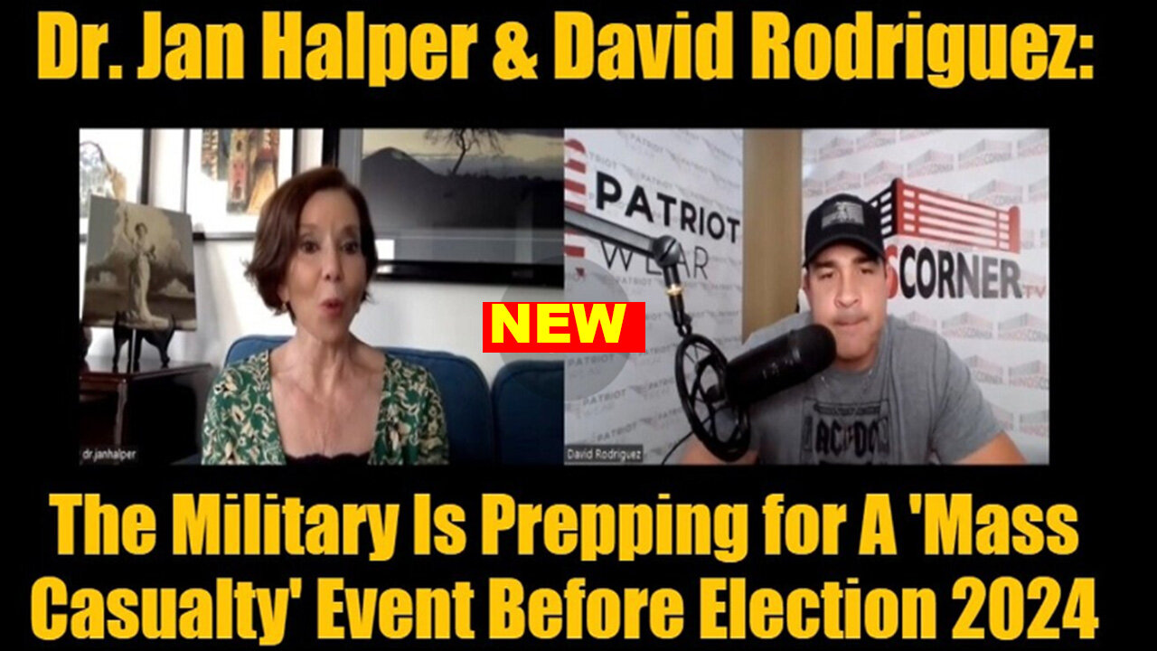 Dr. Jan Halper-Hayes & David Nino Rodriguez SHOCKING NEWS 10/24/2024: Big Reveal About Us Military"