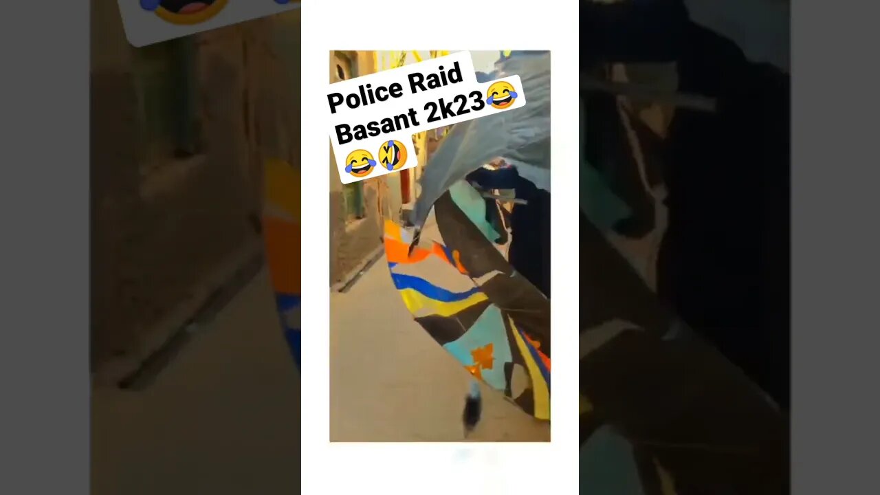 Police raid in basant😂#funny #basant #funnyshorts #funnyvideo #funnymoments #police #fun