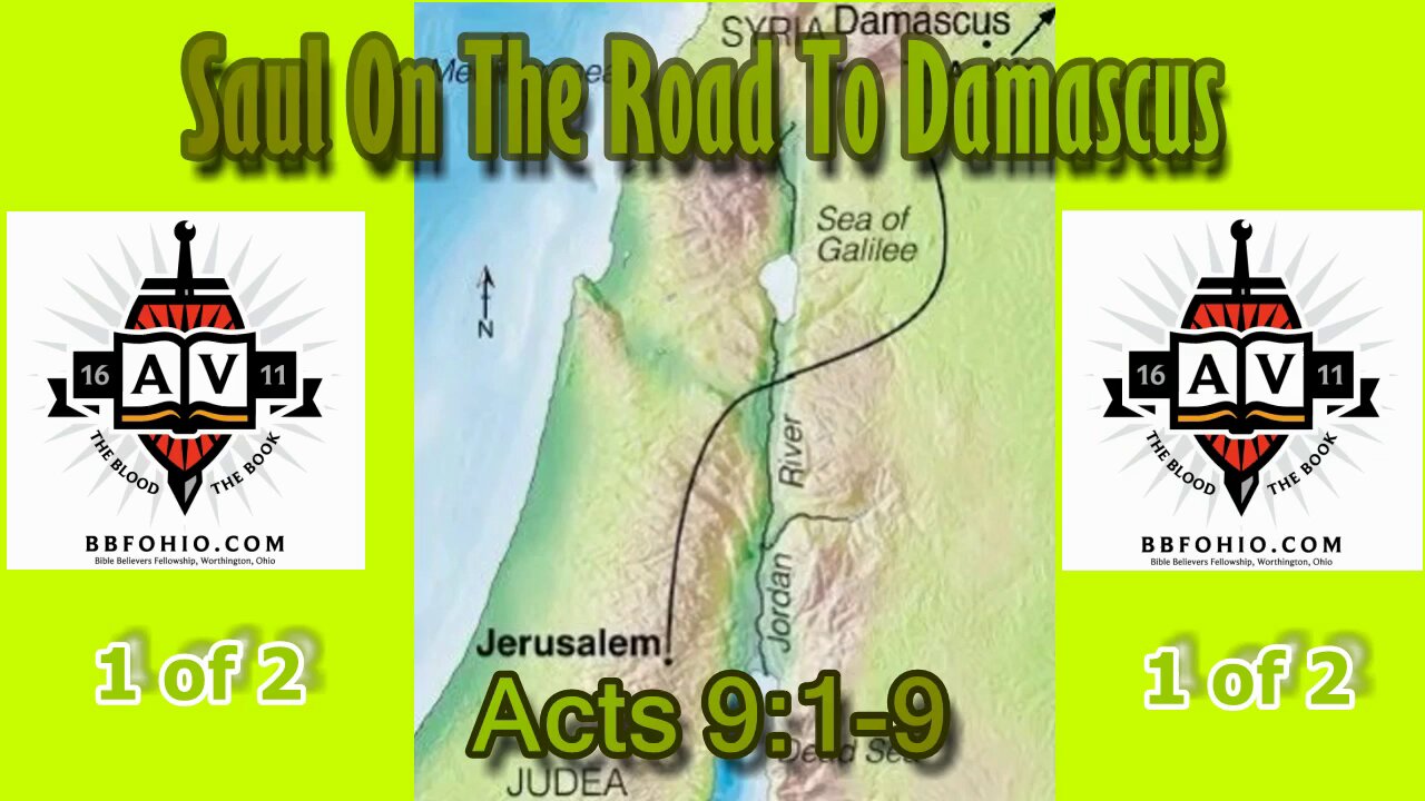 043 Saul On The Road To Damascus (Acts 9:1-9) Our Daily Greg