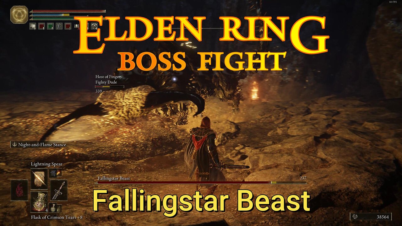 Elden Ring : Boss Fight - Fallingstar Beast