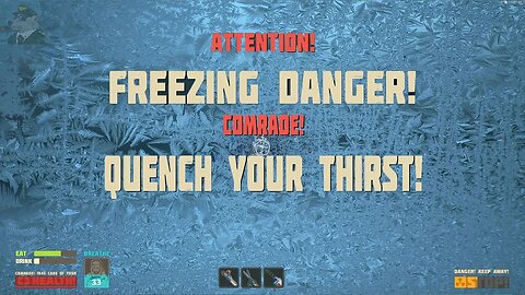 Dying from Frostbite - Frozen and Thirsty - Breathedge