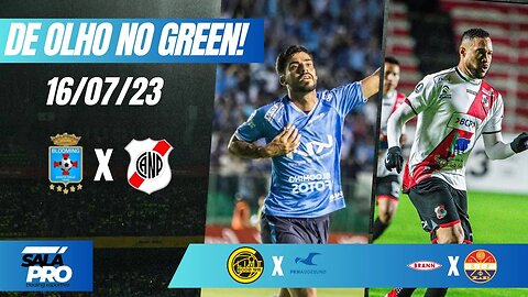 🟢APOSTAS DE FUTEBOL PARA O DIA 16 07 Tips De Olho No Green ⚽