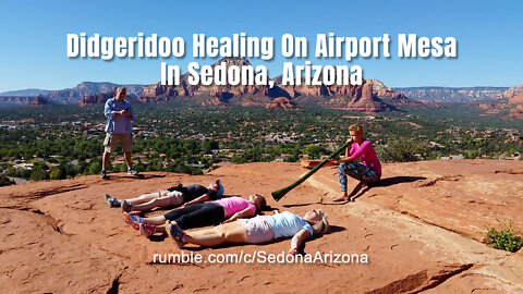 Didgeridoo Healing On Airport Mesa In Sedona, Arizona