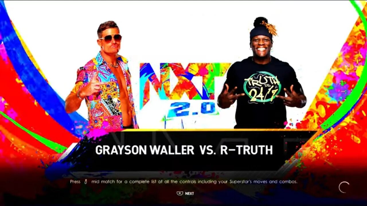 NXT Grayson Waller vs R-Truth