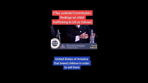 ITNJ Judicial Commission findings on child trafficking in US as follows.