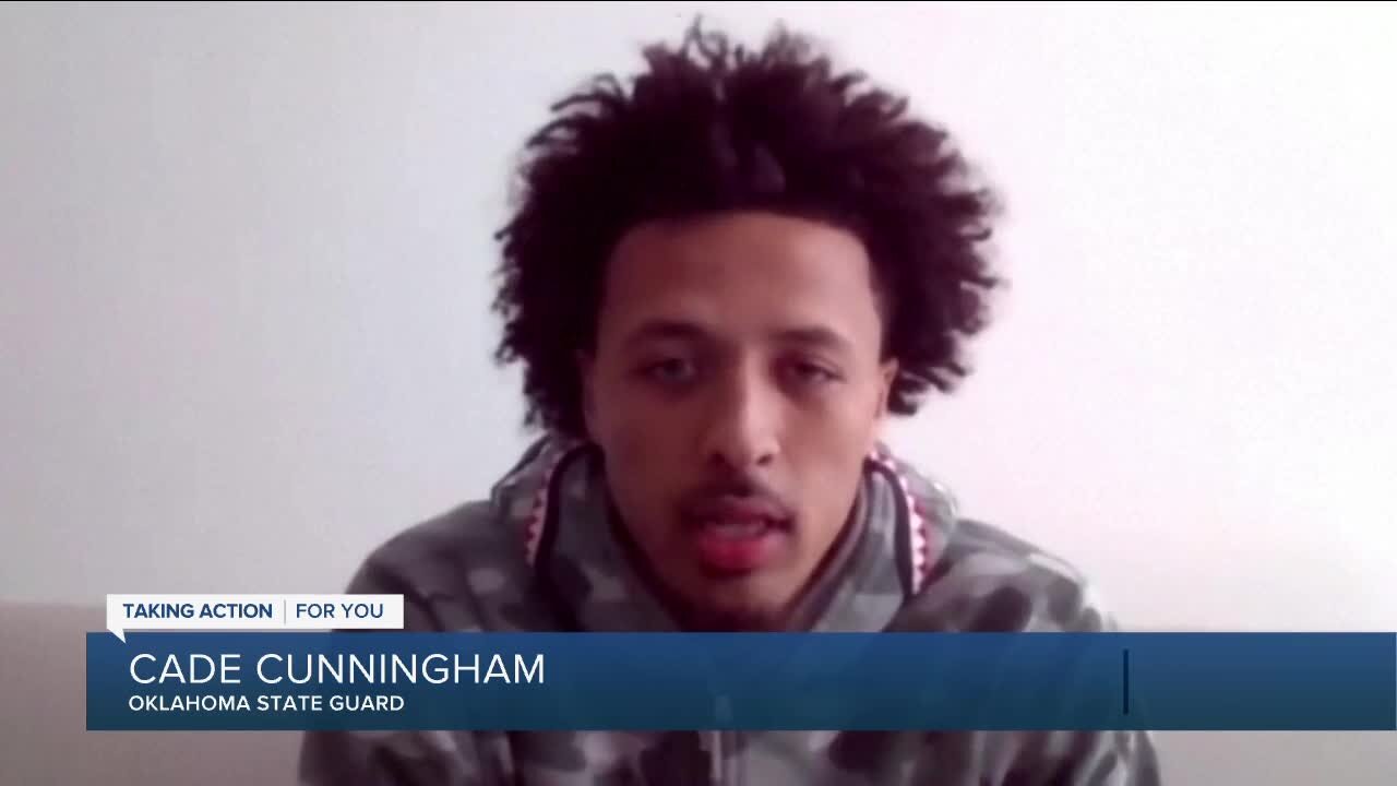 Cade Cunningham: 'I feel like I'm the number 1 pick'