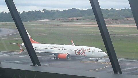 Boeing 737-800 PR-GUT pousa em Manaus vindo do Rio de Janeiro(GIG )