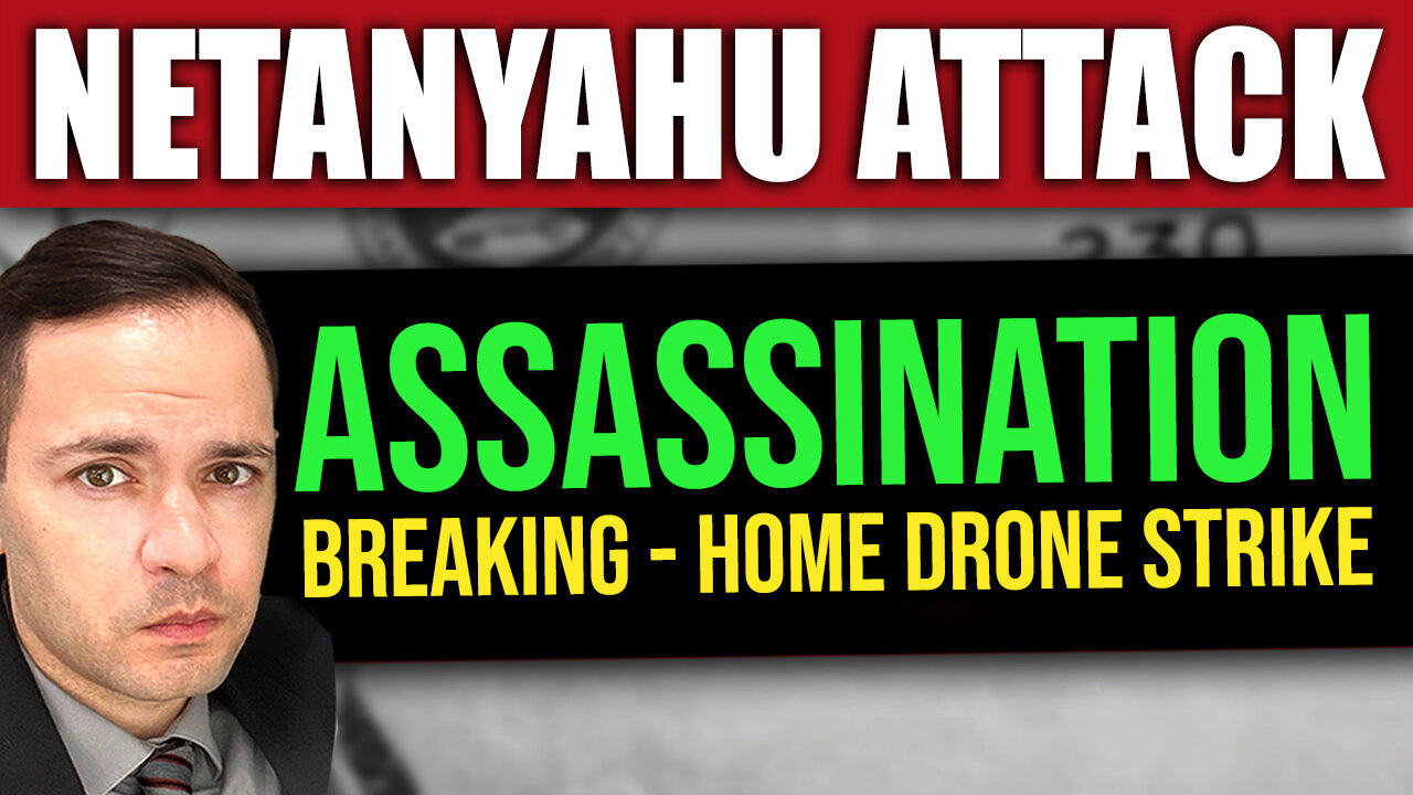 WATCH: Netanyahu Assassination Attempt... Home Hit by Explosive Drone Strike