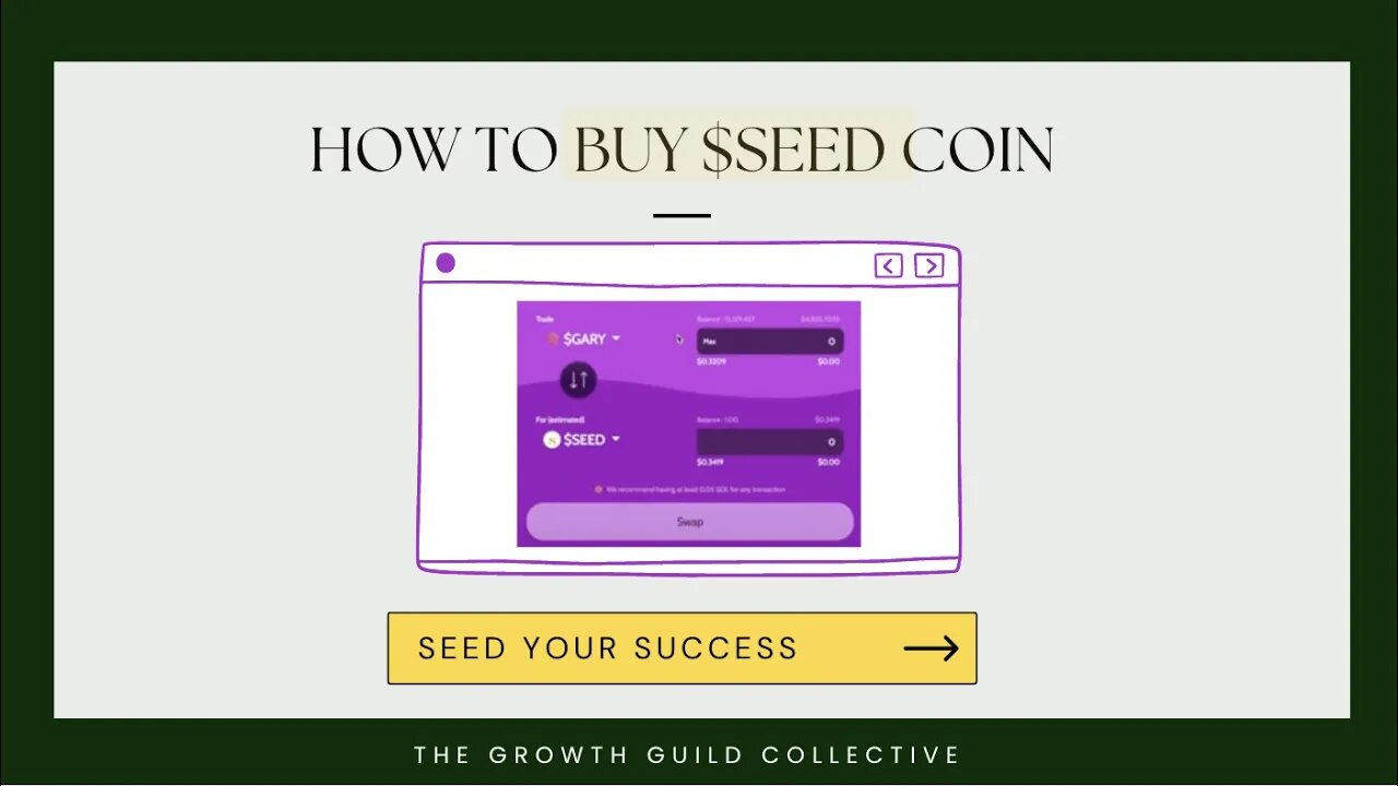 How to Buy the SEED COIN With Gary Swap | SOCIAL CONNECTOR