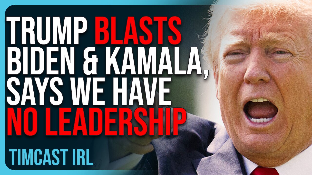 Trump BLASTS Biden & Kamala, Says We Have NO LEADERSHIP After Iran Attacks Israel